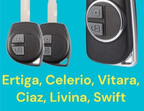 LÀM CHÌA KHÓA REMOTE VỎ ĐỘ GẬP XE SUZUKI CELERIO