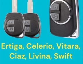 LÀM CHÌA KHÓA REMOTE VỎ ĐỘ GẬP XE SUZUKI CELERIO